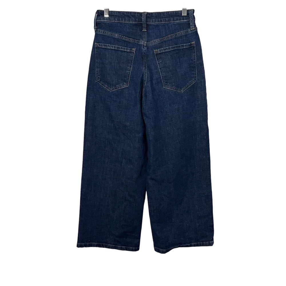 Banana Republic High Rise Pleaded Wide Leg Cropped Jeans - Picture 3 of 8